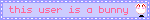 user is a bunny blinky